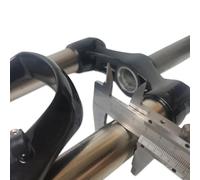 VIRELLO AluminumAlloyMountainBikeFrontForkAdjustmentKnob,25.4-31.6mmSuspensionControlforSoftHardSettings,Black