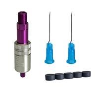 VIRELLO Bicycle Rear Shock High Pressure Air Tool, 700PSI Aluminum Alloy Inflator with Needle for FOX X-FUSION CCDB, Purple