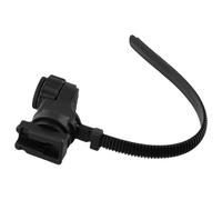 VIRELLO BicycleFrontLightMount,AdjustableHandlebarBracket22-32mmforCateyeLights,Tool-FreeInstallationABSBikeLampHolderBlack