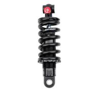 VIRELLO BicycleRearShockAbsorber,AluminiumAlloyMountainBikeSpringDamperwithRebound&PreloadAdjustmentforDownhillE-Scooter125-190mmBlack