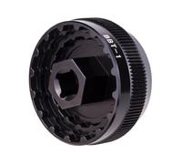VIRELLO Bike Bottom Bracket Tool, Aluminum Alloy CNC Cup Installer for SM-BBR60 MT800 BB91 BB30 PF30, 10mm Wrench Compatible with TL-FC24 FC25