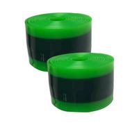 VIRELLO BikeTireLiner,2-PackTPUPunctureProtectionStripfor700C2627.529InchRoadGravelMTB,Wear-ResistantShieldAgainstNailsandStones,GreenRed,34mm40mmWidthOptions