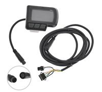 VIRELLO E-Bike LCD Display, 24V 36V 48V Control Panel with 6-Pin Connector for Electric Scooter, Speed Battery Meter Monitor