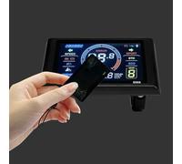 VIRELLO E-BikeLCDDisplay,S966Meterfor24-72VElectricBikewithNo.2Protocol,5-PinInterface,SpeedPowerBatteryMonitor,Black