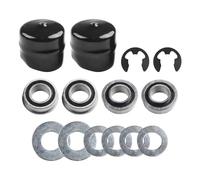 VIRELLO Front Wheel Bushing to Bearing Conversion Kit For Craftsman for murray Lawn Mowers - Metal and Rubber Construction - Fits 532009040, 9040H, YTH22V46, YTH24V48