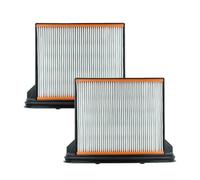 VIRELLO Hepa Filters, 2 Pack Washable Replacement for Bosch GAS 25 L SFC, Industrial Wet Dry Vacuum Cleaner Parts