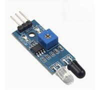 VIRELLO Infrared Obstacle Avoidance Sensor Module, Adjustable 2-30cm Detection Range for Robotics, Line Tracking & DIY Projects, 3.3V-5V Compatible with Arduino