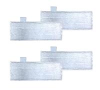 VIRELLO Microfiber Mop Pads, 4-Pack Reusable Cleaning Cloths with Scrubbing Strips for Dupray Steam Cleaner