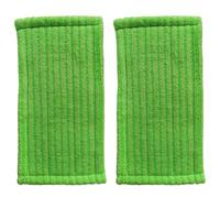 VIRELLO Microfiber Mop Pads, Reusable Washable Cleaning Cloths for Swiffer Wet and Dry, 2 Pack Green 30x14.5cm