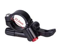 VIRELLO MountainBikeFrontForkLockoutSwitch,AluminumAlloySuspensionForkControllerwith22.2mmClampforXDSHandlebar,LightweightQuickInstallRemoteLeverforMTBTrails,Black