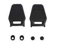 VIRELLO ReplaceableHeelPadsforRC901RC902RC903RoadBikeShoes,ABSWear-ResistantShoeRepairAccessories,Black,2Pack(Left+Right)