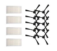 VIRELLO Side Brush, Filter Mesh, 10 Pack, For Ariete Briciola 2711 2712 2713 2717 Robot Vacuum Cleaner, Replacement Parts
