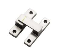 VIRELLO Zinc Alloy Door Latch, Glow in the Dark No Drill Lock for 90 180 Degree Doors, Tool-Free Install for Bedroom Bathroom Sliding Door, Black