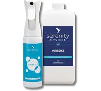 Viresist Antibacterial Surface Sanitiser - Advanced 10 Day Residual Protection for Hard Surfaces - Unscented - Flairspray + 1 litre Refill