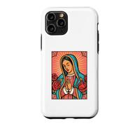 Virgen de Guadalupe Rosa de Castilla Folk Poster Case for iPhone 11 Pro