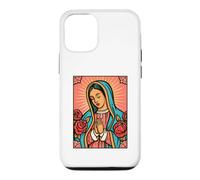 Virgen de Guadalupe Rosa de Castilla Folk Poster Case for iPhone 12/12 Pro