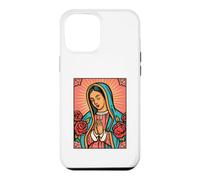 Virgen de Guadalupe Rosa de Castilla Folk Poster Case for iPhone 12 Pro Max