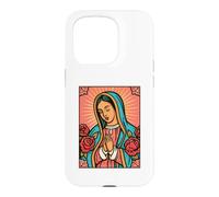 Virgen de Guadalupe Rosa de Castilla Folk Poster Case for iPhone 15 Pro
