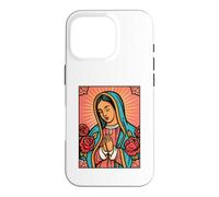 Virgen de Guadalupe Rosa de Castilla Folk Poster Case for iPhone 16 Pro