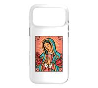 Virgen de Guadalupe Rosa de Castilla Folk Poster Case for iPhone 17 Pro Max
