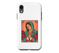 Virgen de Guadalupe Rosa de Castilla Folk Poster Case for iPhone XR