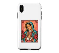 Virgen de Guadalupe Rosa de Castilla Folk Poster Case for iPhone XS Max