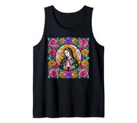 Virgen de Guadalupe Santa Maria Nuestra Reina de Mexico Tank Top