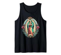 Virgen Maria Our Lady Virgen De Guadalupe Virgin Mary Tank Top