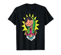 Virgencita de Guadalupe Cartoon Cute Chibi Virgen bendita T-Shirt