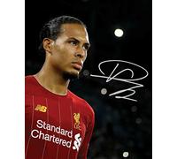 Virgil van Dijk - Liverpool Autograph Signed A4 Photo Print 1