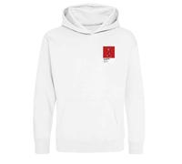 Virgil Van Dijk Liverpool Icon Frame Kids Hoodie - White / 18-24 months