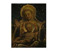 Virgin and Child William Blake Art Prints on Canvas Classic Art Prints Wall Decor Famous Paintings William Blake Inspiring Living Room Bedroom Artwork 40x30cm(16x12in) poster