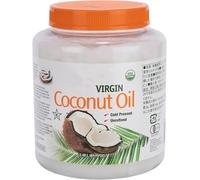 Virgin Coconut Oil, Cold Pressed, Unrefined, 2.48 L, Kosher (Pack of 1)
