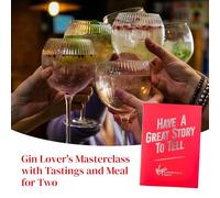 Virgin Experience Days Gin Lover's Masterclass with Tastings and Meal for Two - Guided tasting adventure with premium gins, with your favourite gin and main course to finish - 19 UK Locations