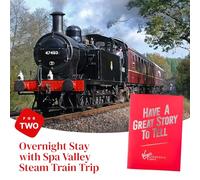 Virgin Experience Days Spa Valley Steam Train Break for Two, Overnight | Overnight steam train experience days for two through the Kent and Sussex countryside, days out gift experiences for couples
