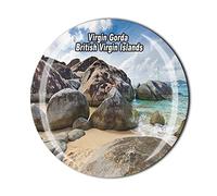 Virgin Gorda British Virgin Islands UK Fridge Magnet Crystal Souvenir Gift Collection Refrigerator Magnetic Sticker