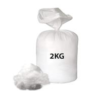 Virgin Hollow Fibre Quality Grade - Stuffing/Filling Toys, Pillows Craft Cushion Filling Cushions, teddy Bear, Pet Beds 100% Soft Hollow Fibre - 2KG