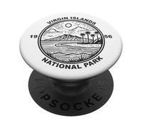 Virgin Islands National Park, 1956, Island Vacation, Nature PopSockets Adhesive PopGrip