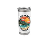 Virgin Islands National Park Sunset Beach Stainless Steel Insulated Tumbler