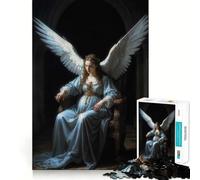 Virgin Mary 1000-piece Jigsaw Puzzles Brain Focus Game Expert Cutting Craftsmanship Fascinating Hobby for Idle Moments (38x26cm)