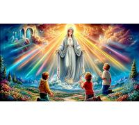 Virgin-Mary 1000 Piece Jigsaw Puzzles for Adults Educational Games Jigsaw Puzzle Home Decors for The Whole for Women, Gifts for MenVirgin-Mary75x50cm/1000pcs