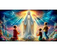 Virgin-Mary 1000 Pieces Jigsaw Puzzles for Adults Challenging Game Jigsaw Puzzle Home Decors for The Whole for Women, Gifts for MenVirgin-Mary38x26cm/1000pcs