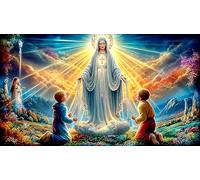 Virgin-Mary 1000 Pieces Jigsaw Puzzles for Adults Educational Games Jigsaw Puzzle Home Decors for The Whole for Women, Gifts for MenVirgin-Mary38x26cm/1000pcs