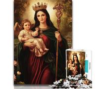 Virgin Mary 2000 Piece Jigsaw Puzzles for Teenagers,Learning Educational Toy for Is Ideal As A Gift for The Whole Family 70x100cm