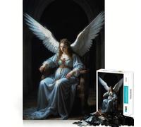 Virgin Mary Adult Jigsaw Puzzles1000 Pieces Brain Game Gift High Precision Die Cut Relaxing Indoor Group Activity (38x52cm)