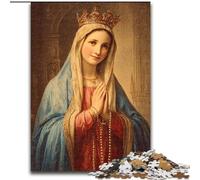 Virgin Mary Art JigsawPuzzle 1000 Pieces for Adults, Educational Games Home Decoration Birthday Present, Gifts, Wall Art (26x38cm)