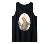 Virgin Mary Catholic Faith Christian Prayer Tank Top