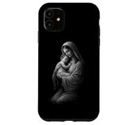 Virgin Mary Holding Baby Jesus Sacred Love Case for iPhone 11