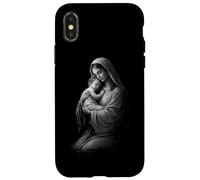 Virgin Mary Holding Baby Jesus Sacred Love Case for iPhone X/XS