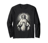 Virgin Mary Holy Christian Reverence designer Long Sleeve T-Shirt